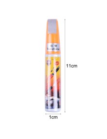 Auto Car Coat Paint Pen Touch Up Clear Scratch Repair Remover Tools Silvery 12ml