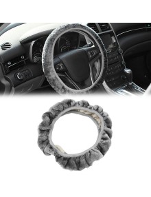 3pcs/Set Plush Car Steering Cover+Gear Cover+Hand Brake Cover Winter Driving