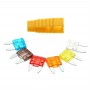 120pcs Assortment Car Mini Fuse 5A 7.5A 10A 15A 20A 25A 30A Amp Zinc Auto Blade Type Fuses with Clip for Vehicle Boat Truck SUV